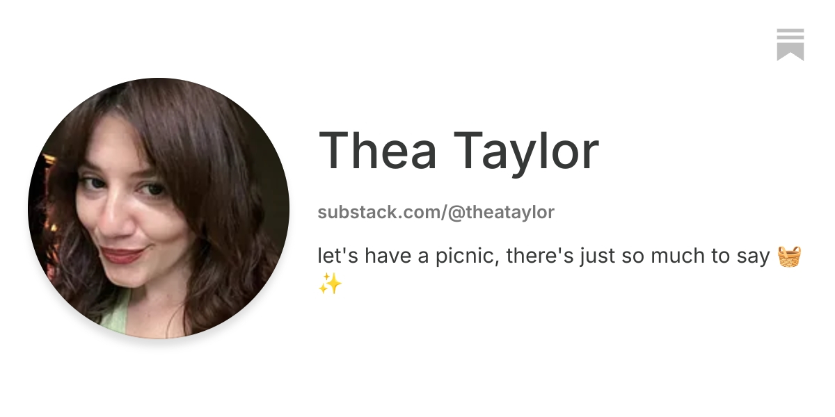 Thea Taylor | Substack