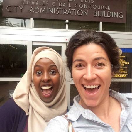 Steph Johnson and Ramla Sahid Steph Johnson and Ramla Sahid