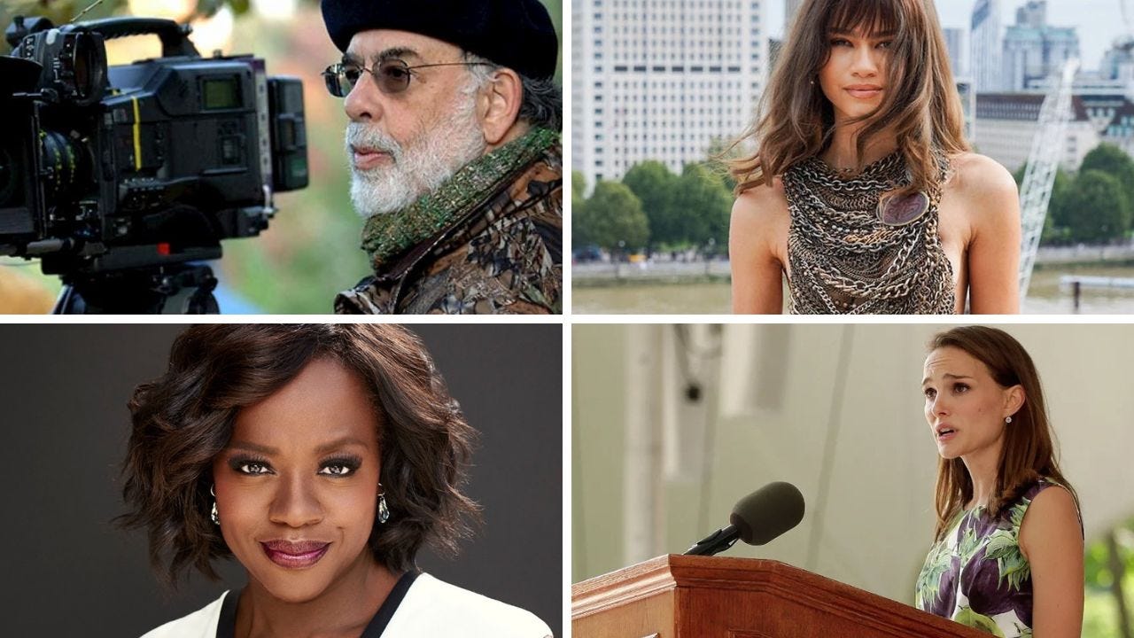 Francis Ford Coppola, Zendaya, Viola Davis, Natalie Portman