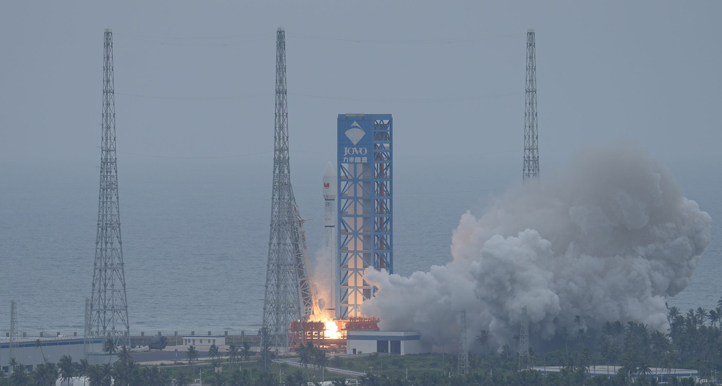The Long March 12 Y7 vehicle departing from the Wenchang Commercial Space Launch Site on June 17th 2026.