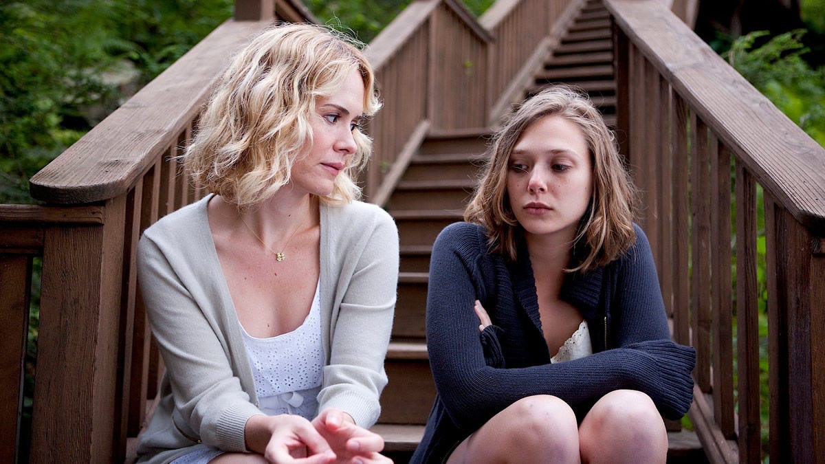 Sarah Paulson and Elizabeth Olsen in Martha Marcy May Marlene