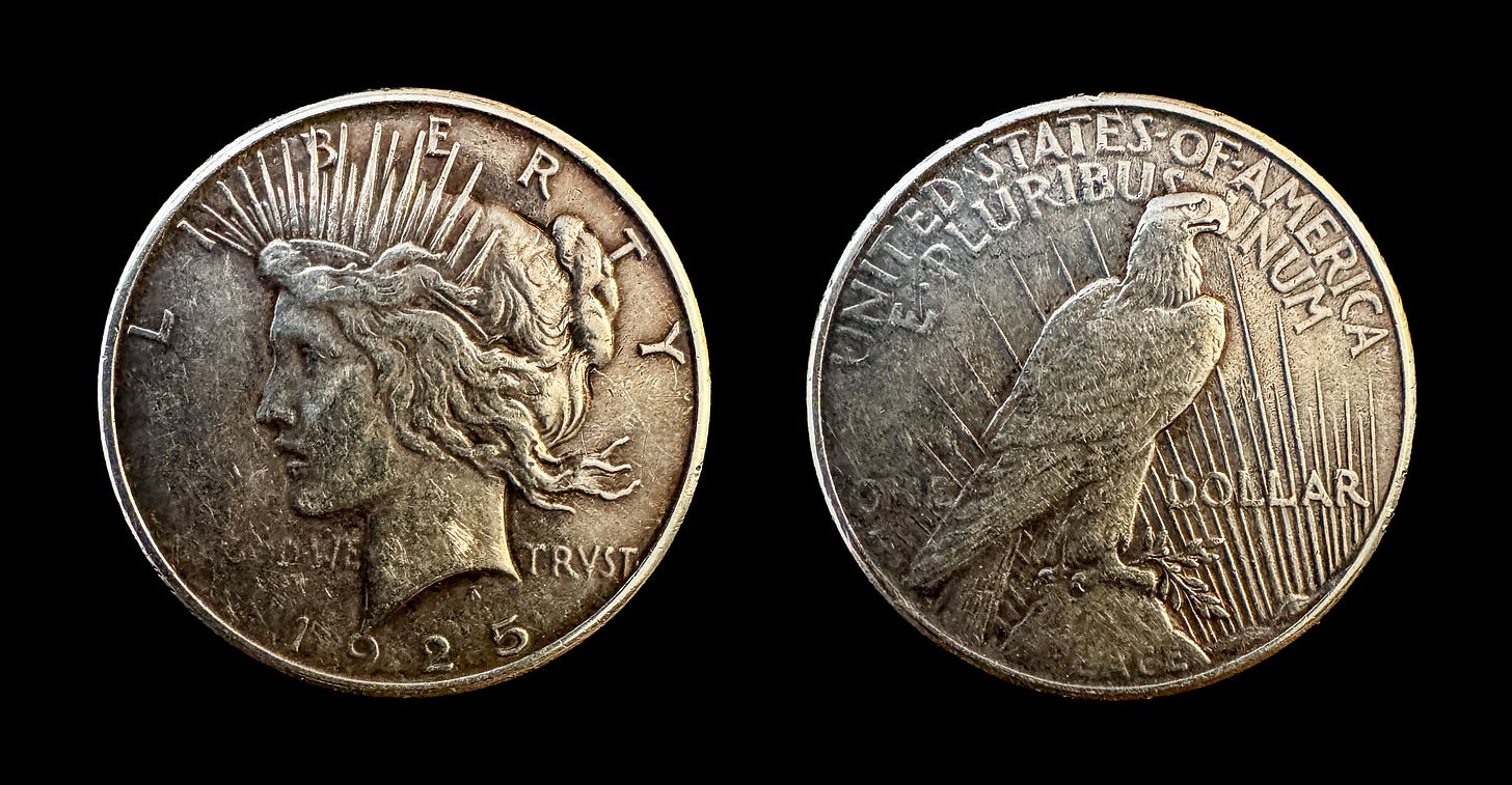 1925 Silver Dollar