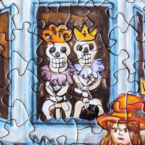 Bits & Pieces Haunted House Costume Parade Jigsaw Puzzle
