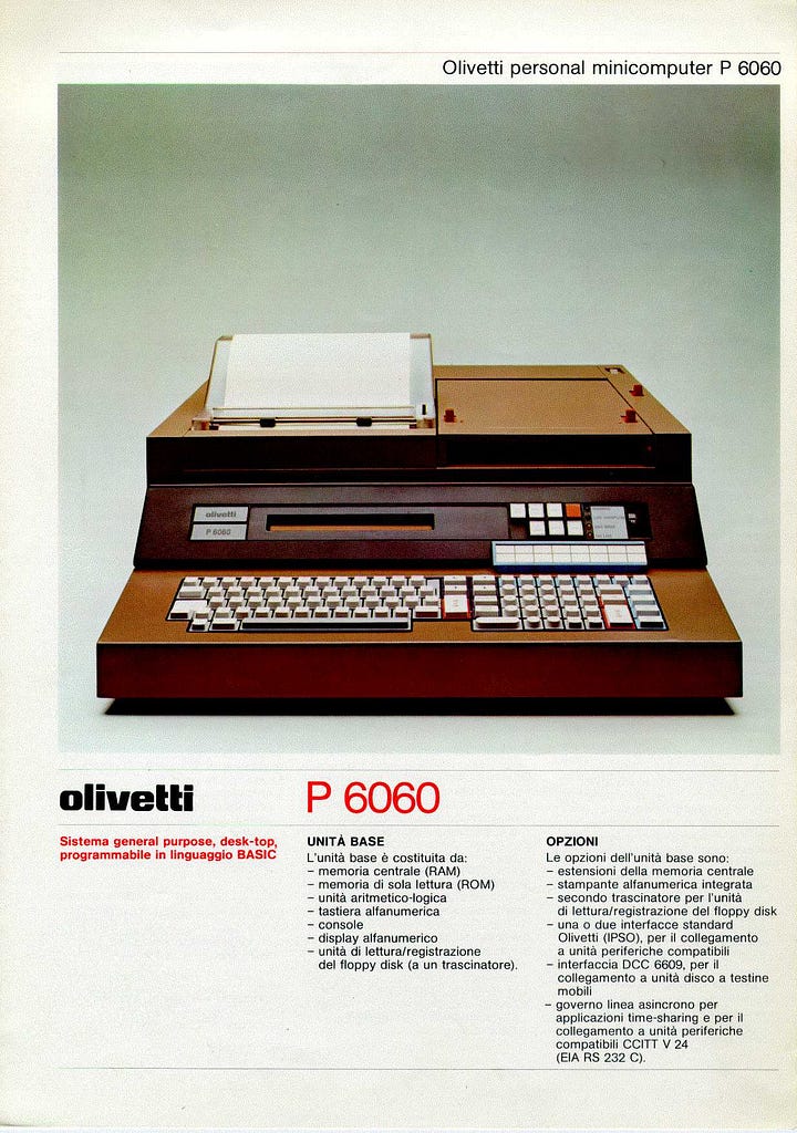 Olivetti Computer 486 The Olivetti Company - by Bradford Morgan White