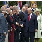 UK's King Charles III, Queen Camilla Arrive To Charm Trump Into Being Less Of Daft Prat 