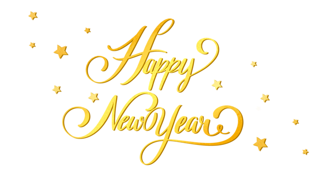 Happy New Year PNG Transparent Images Free Download | Vector Files | Pngtree