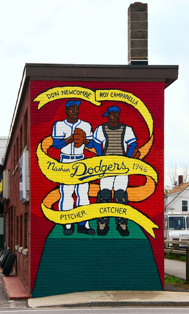Nashua Dodgers 1946 Mural | Nashua is one of the lucky areas… | Flickr