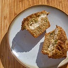 Zucchini Bread Cheesecake Muffins