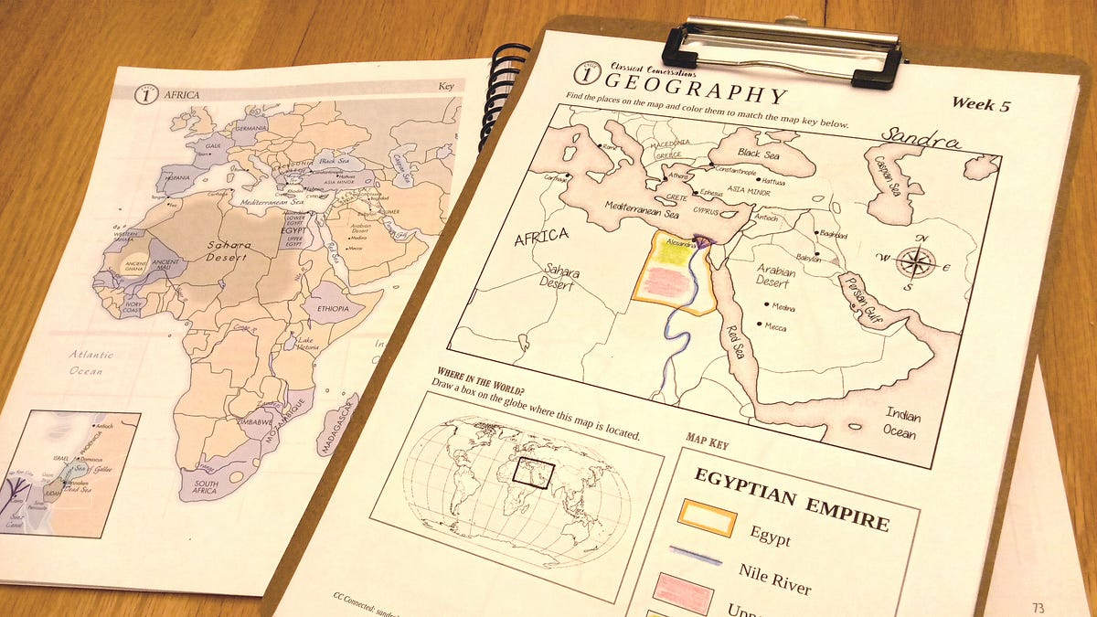 Cycle 1 Geography Worksheets
