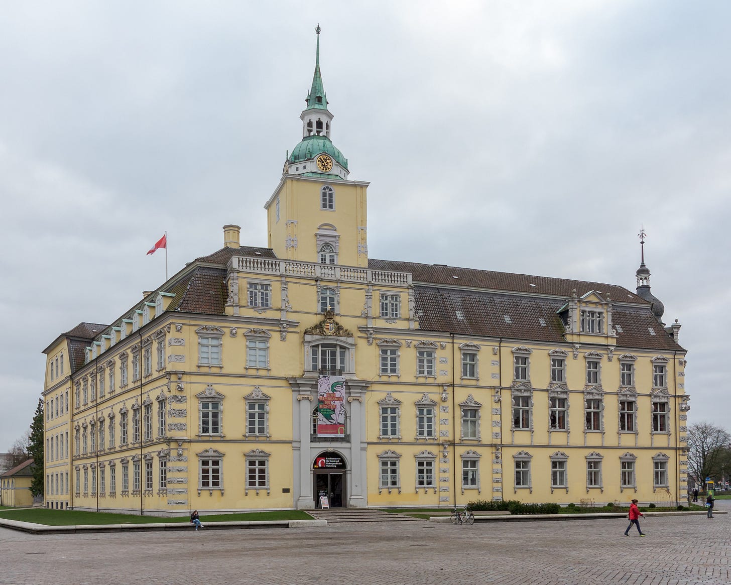 Oldenburg Palace, taken from https://en.wikipedia.org/wiki/Schloss_Oldenburg#/media/File:Oldenburger_Schloss_20141230.jpg