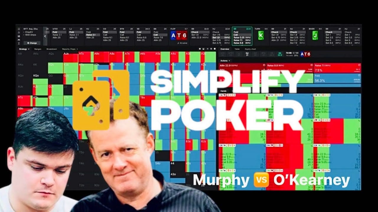 Simplify Poker Video 1: Thomas Murphy 🆚 Dara O’Kearney