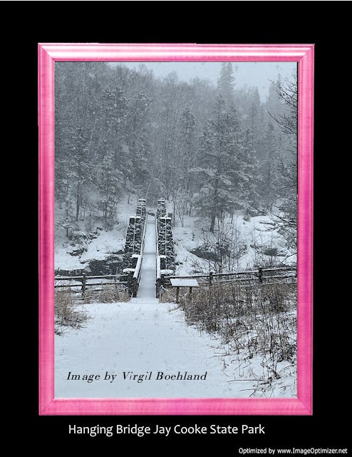 Hanging Bridge Jay Cooke State Park