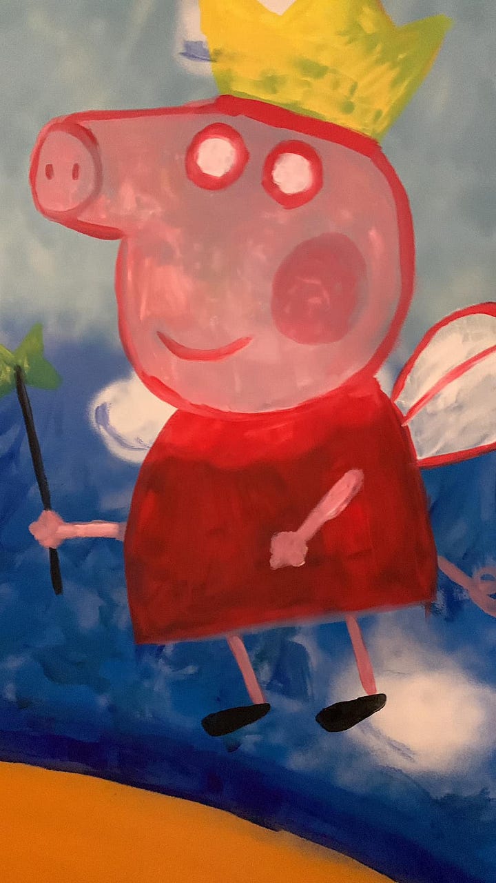 Kid's Bedroom Mural WIP.