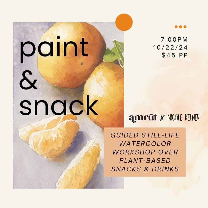 Cover Image for paint & snack