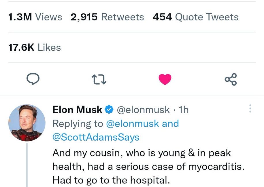 Fraudster Elon Musk Failed IQ Test of Life by Taking Slow Kill Bioweapon Injections after Promoting DEATHVAX™