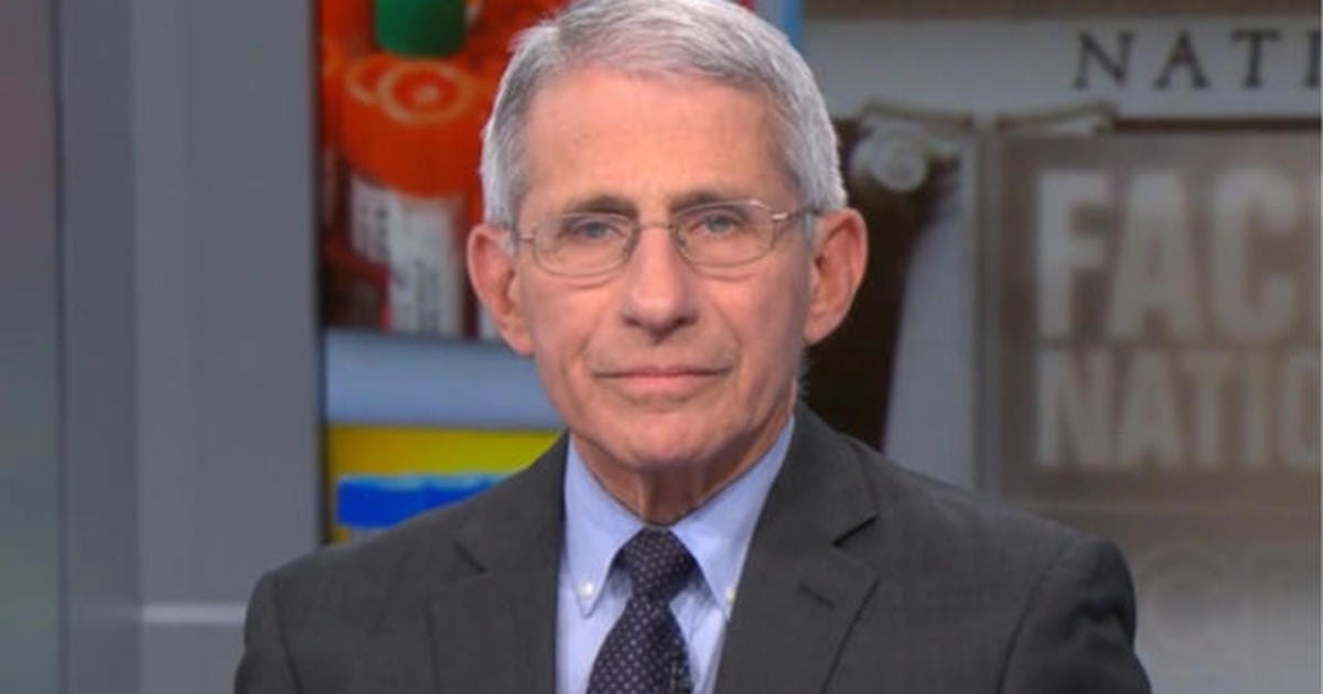 Dr. Anthony Fauci says "everything is on the table" to fight spread of ...