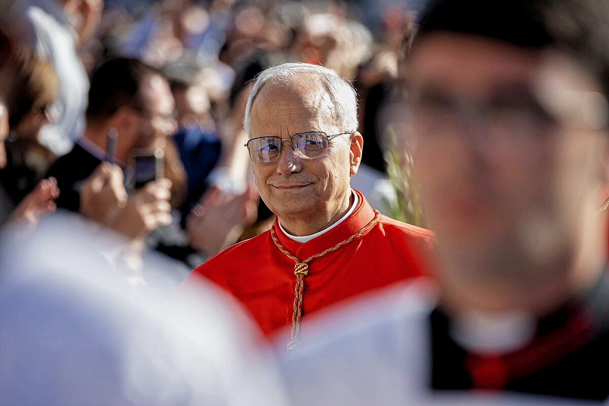 Cardinal Robert Prevost in red cassock 2023 prior to becoming Pope Leo XIV Cardinal Robert Prevost in red cassock 2023 prior to becoming Pope Leo XIV