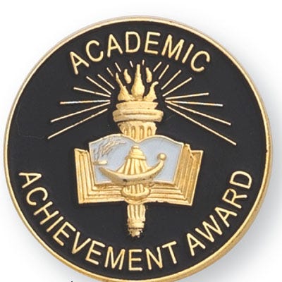 ACADEMIC ACHIEVEMENT AWARD PIN