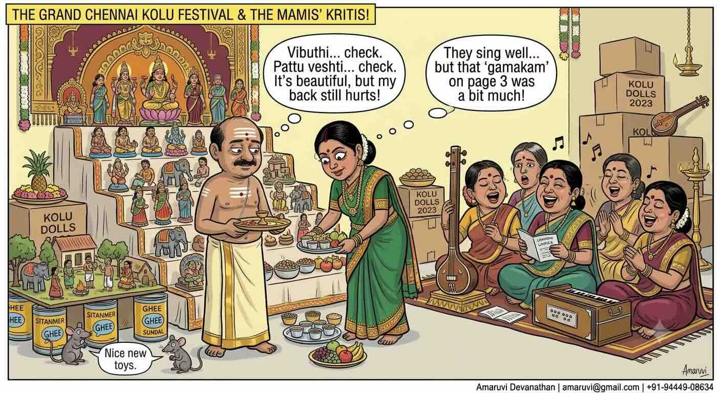 Lakshmi Mami Sang. Sri Rama Turned 45 Degrees.