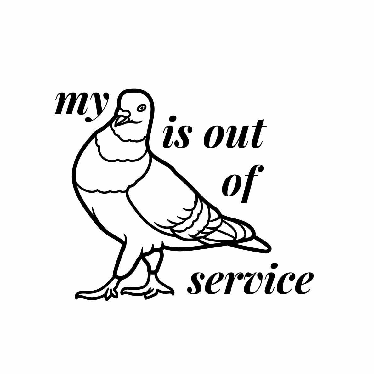 My Pigeon is Out of Service
