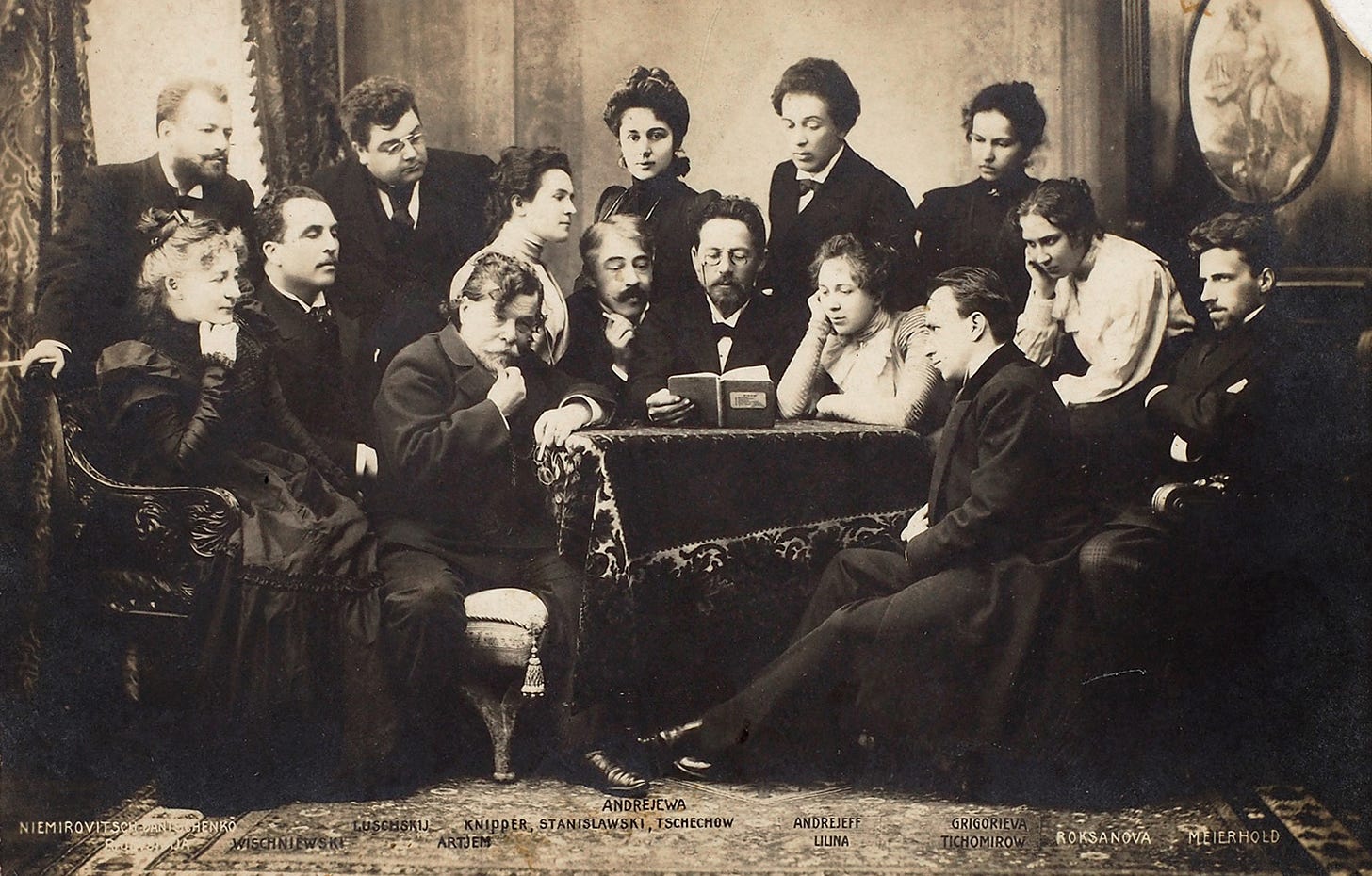 The Moscow Art Theatre' by Alexander Chramoff from The ...