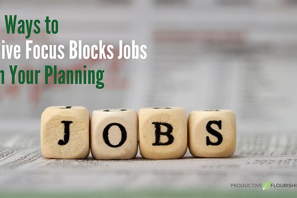 Focus Blocks Productive Flourishing | Charlie Gilkey | Substack