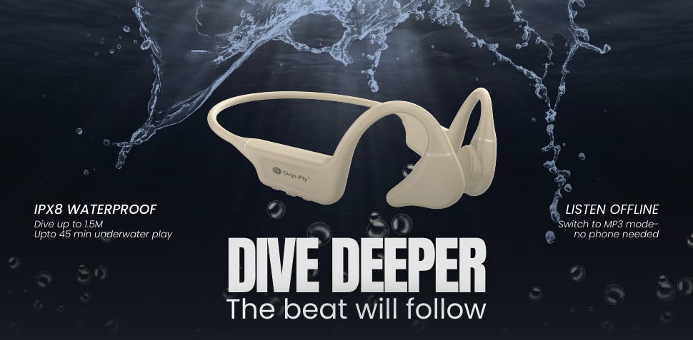 Bone conduction headphones work differently than regular headphones. Instead of pushing music through your ear canal, they transfer vibrations through your cheekbones directly to your inner ear