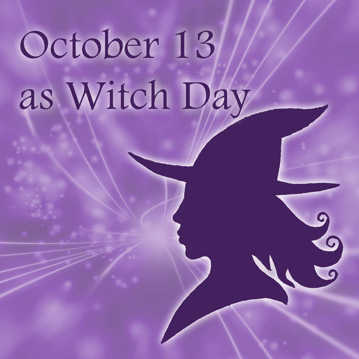 How about October 13 as Witch Day? - by Andrea Grünbaum