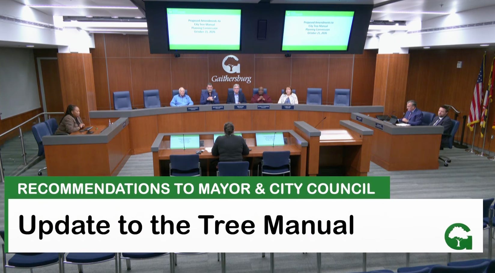 Planning Commission Approves New Tree Policy for Gaithersburg