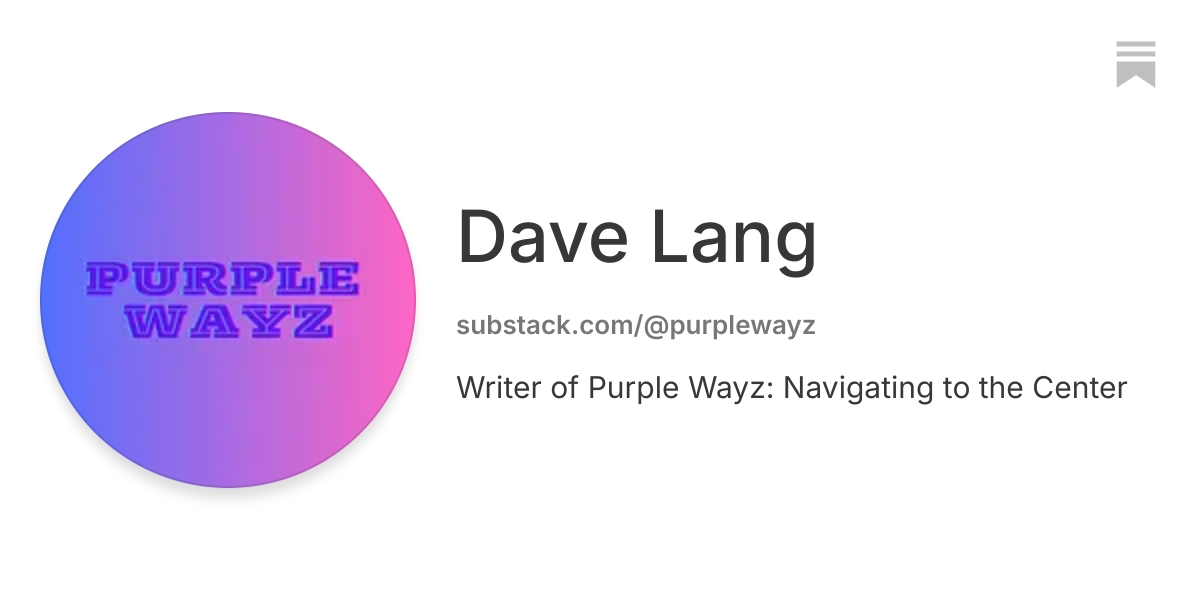 Dave Lang | Substack