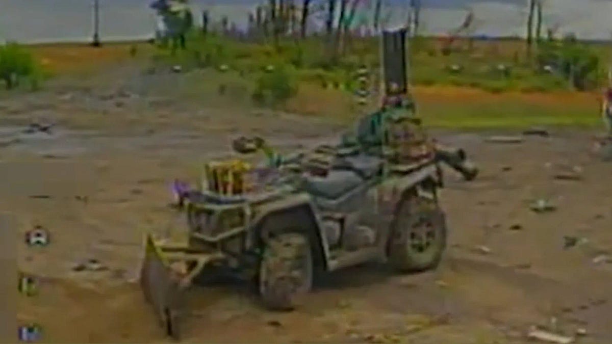 It Should Go Without Saying That A Golf Cart Isn't A Very Good Minesweeper