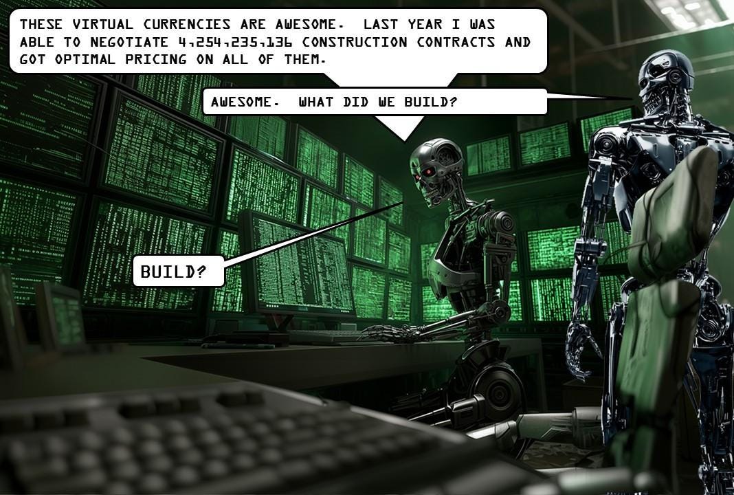 A group of robots in a room with screens

AI-generated content may be incorrect.