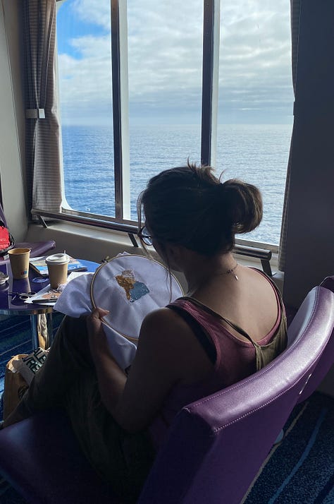 Photos of ferry journey to Plymouth