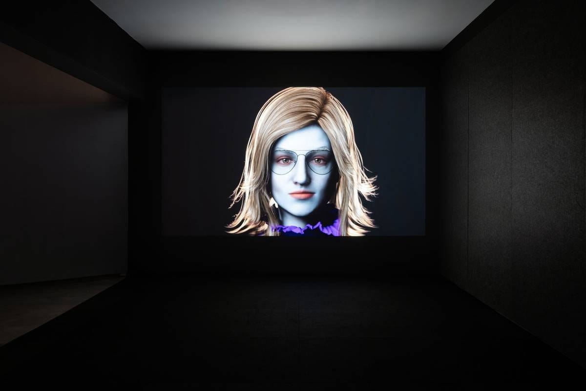 An image of an AI-generated woman's face An image of an AI-generated woman's face