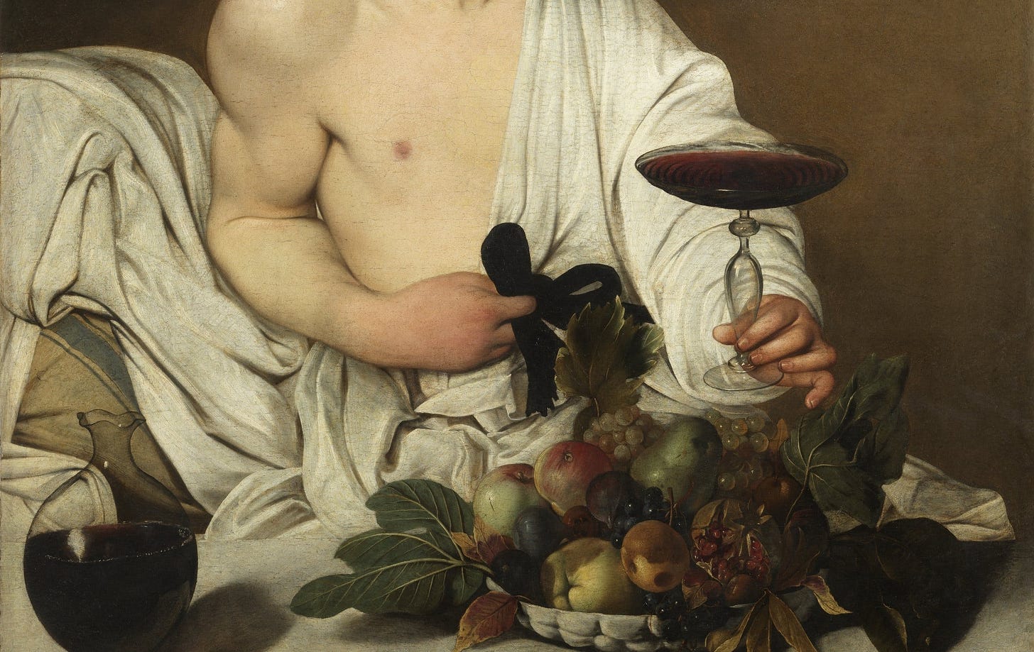 File:Baco, por Caravaggio.jpg - Wikimedia Commons