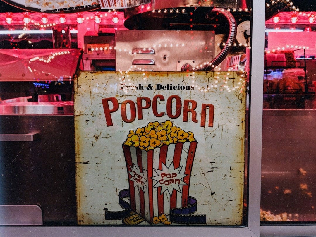 Popcorn signage