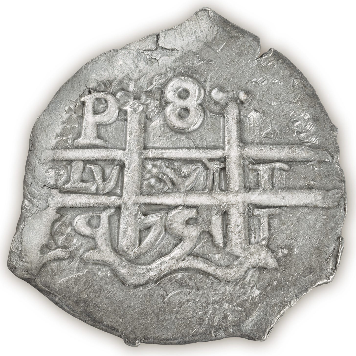 Colonial Silver Coin From the Cerro Rico Hoard