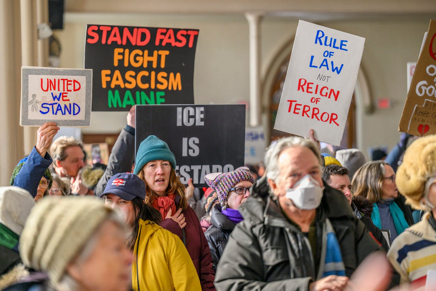 Mainers 'refuse to look away' with thousands rallying against ICE operation  • Maine Morning Star