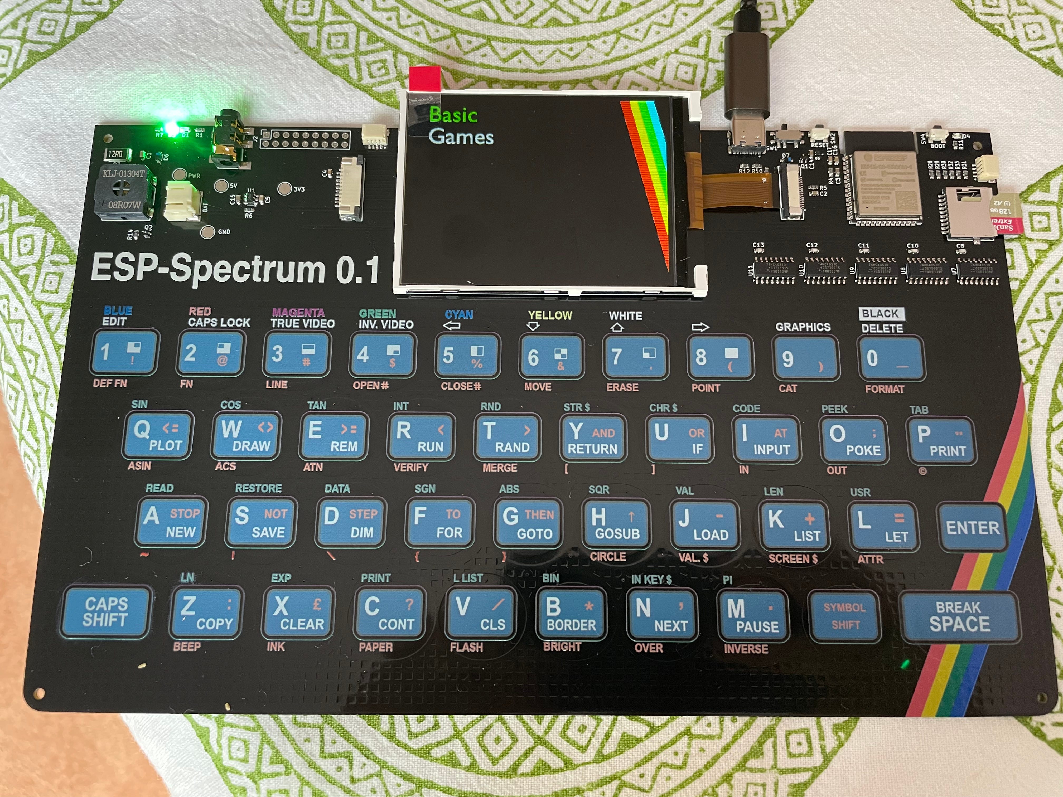 Tidings of great joy! The new keyboard works!