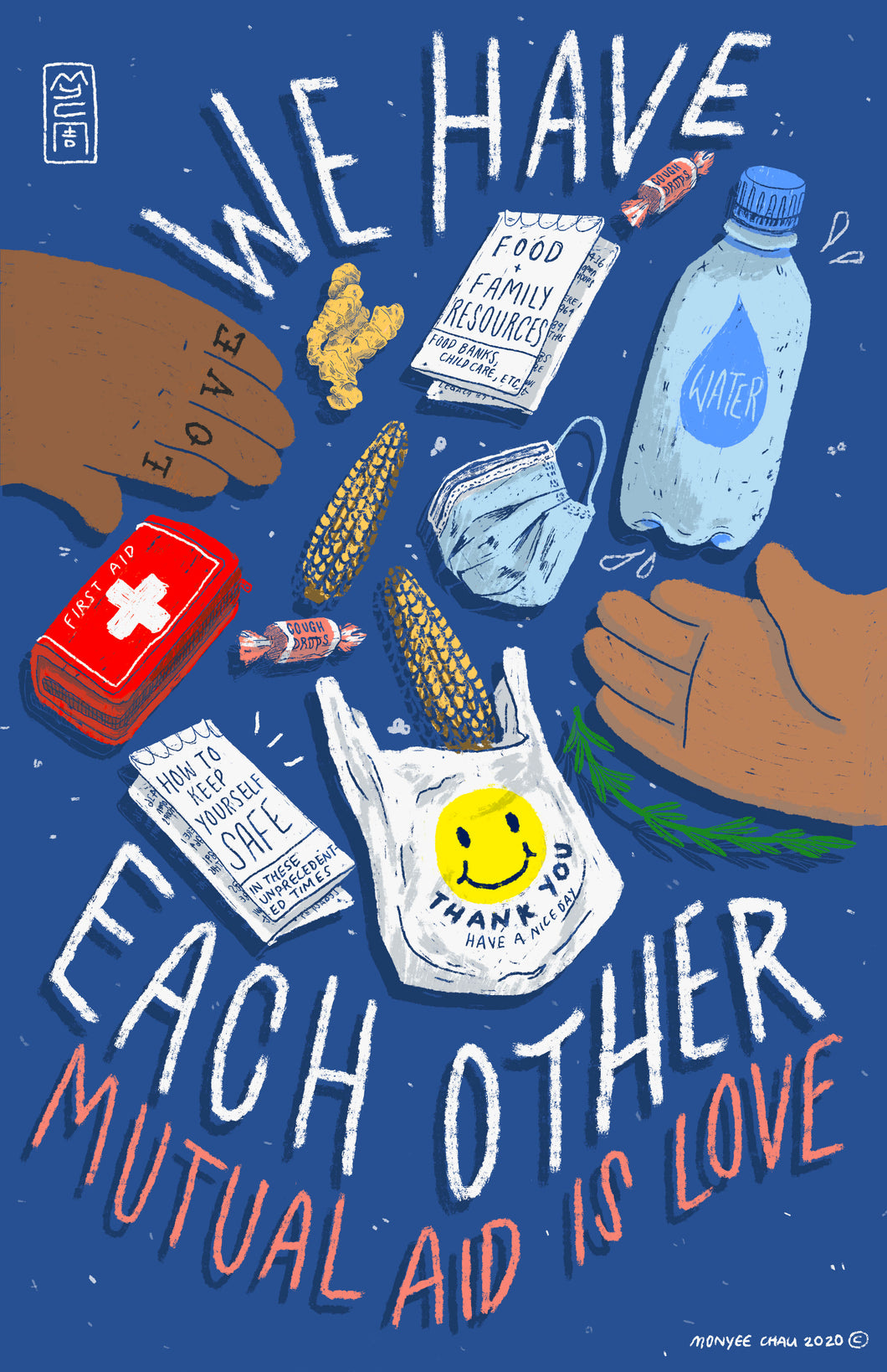 Mutual Aid Poster - Support COVID19 Mutual Aid Seattle! – Chinese Born  American