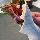 Sheet Pan Beef Kabob Wraps