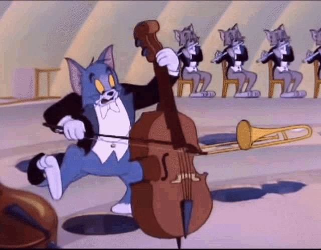 tom and jerry meme; orchestra
