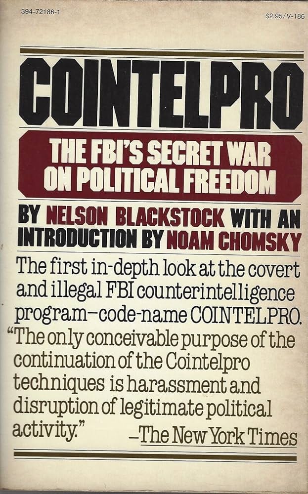 Cointelpro: The FBI's secret war on political freedom : Amazon.in: Books