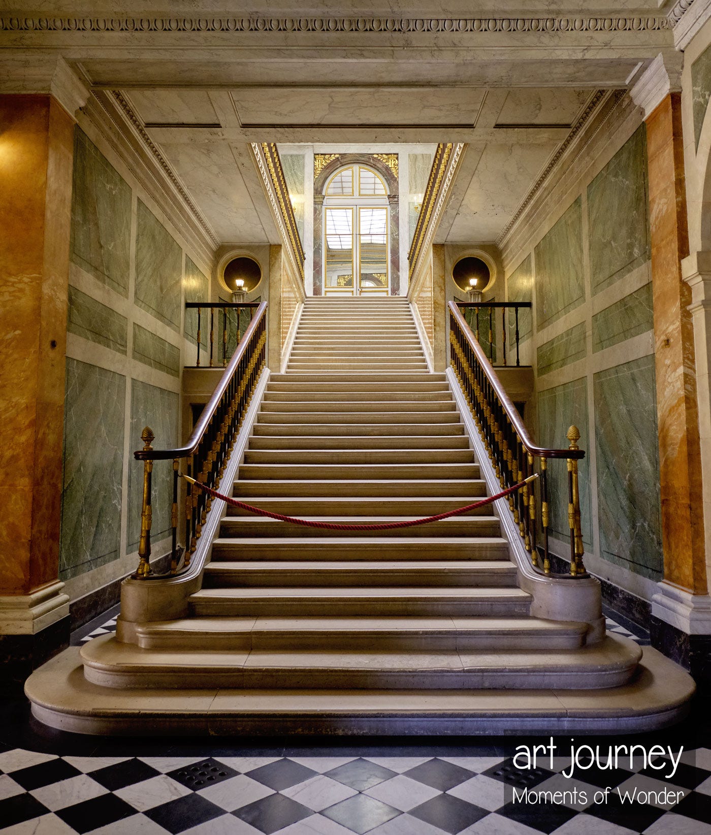 Staircase Private Apartments Louis XVI at Versailles palace