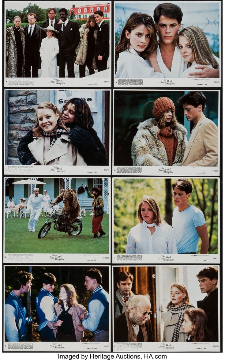 THE HOTEL NEW HAMPSHIRE. 1984.