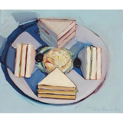 Wayne Thiebaud, Sandwich | Arthipo