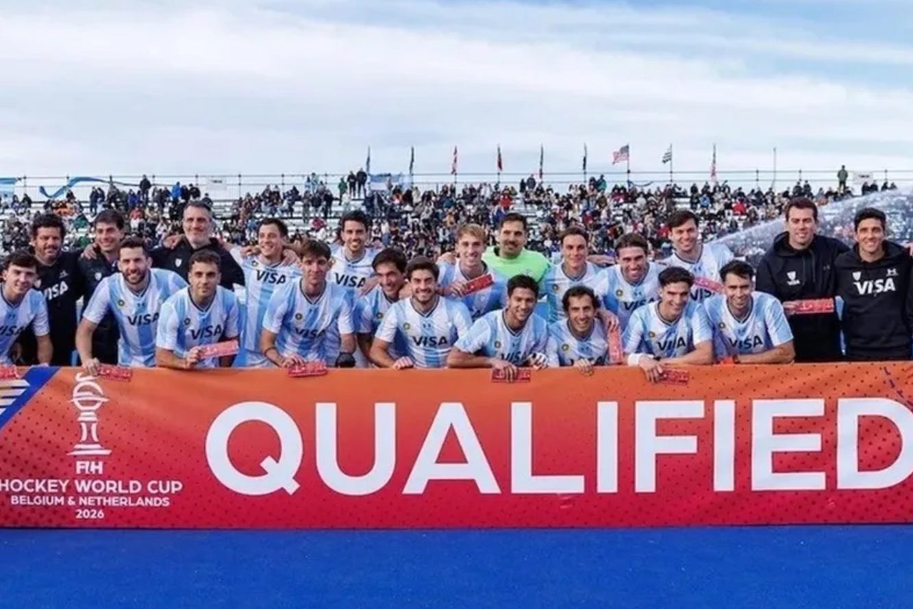 Los Leones de Argentina clasificados para el Mundial 2026. Los Leones de Argentina clasificados para el Mundial 2026.