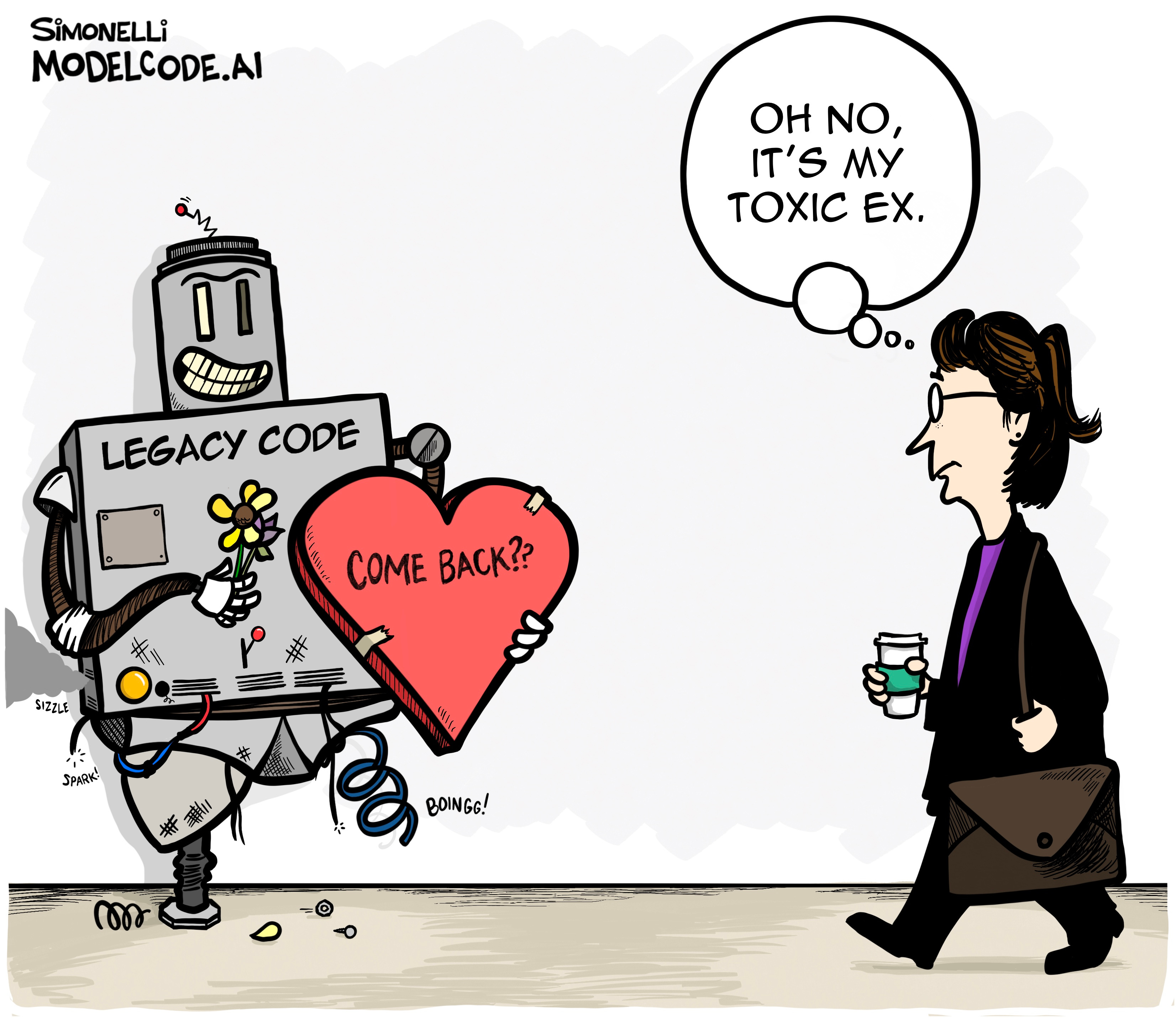 My Toxic Ex: the cartoon - Modelcode’s Substack