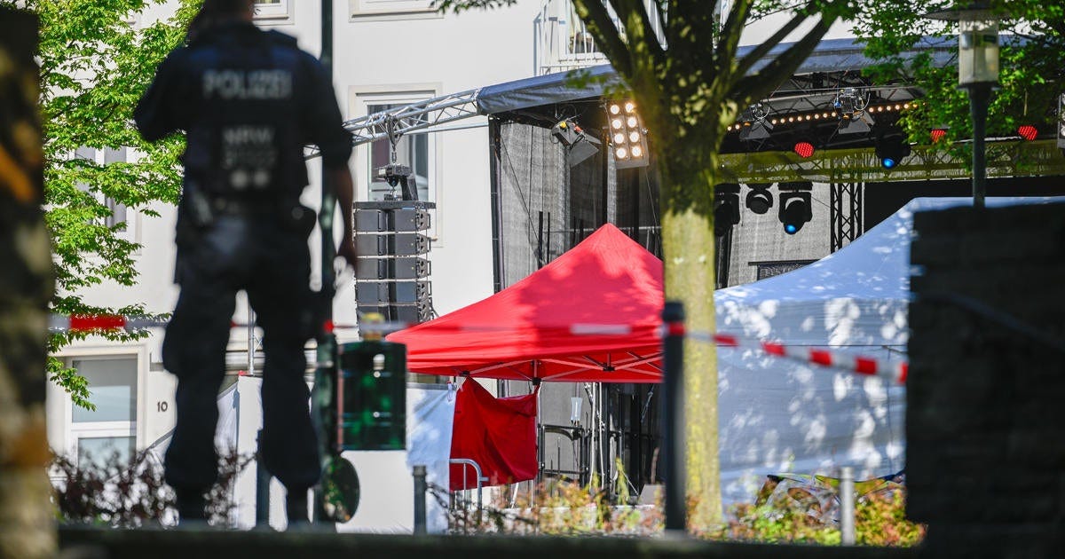 Suspect in fatal knife attack in Germany was motivated by ISIS terror  group, prosecutors say - CBS News