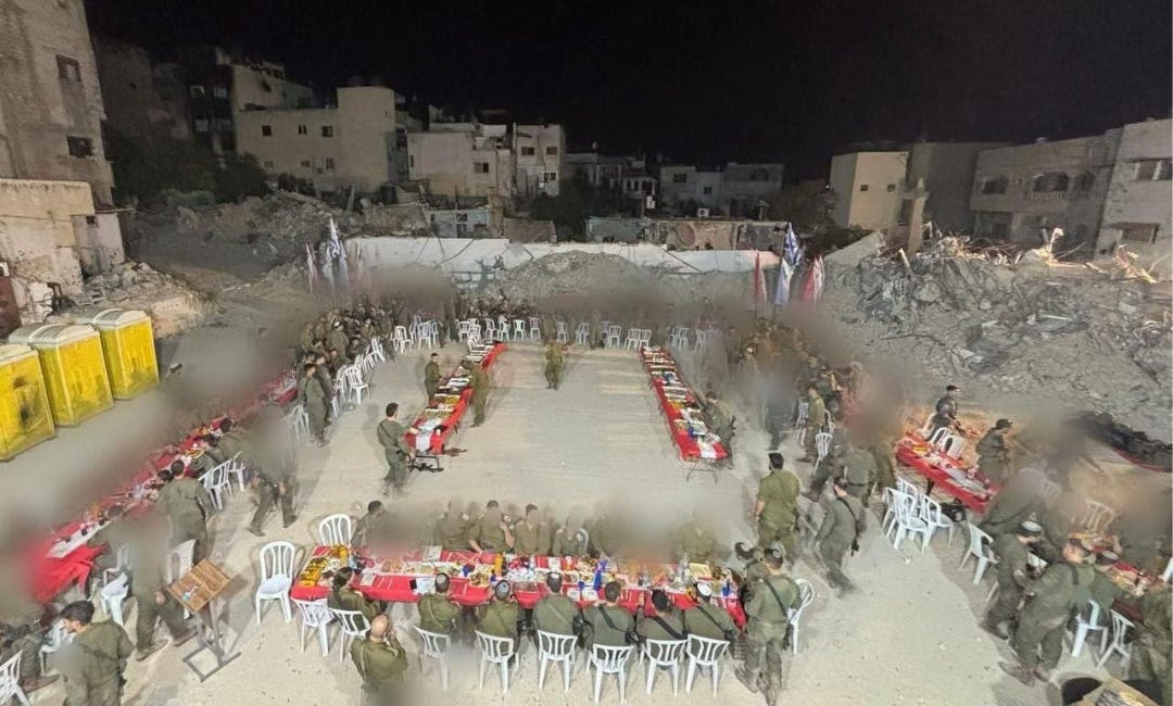 🤬This may be one of the single most depraved, but insightful photos I've ever seen Israel share. Not a drop of blood though.